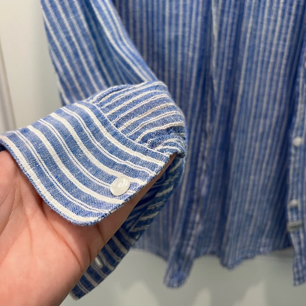 Rails Charli Azure Stripe Button Up - image 6